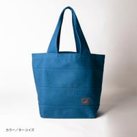 sasicco トート40 ターコイズ | 三河木綿 刺子織 | タネイ | 柔道着のカバン | tote 40 | turquoise-blue