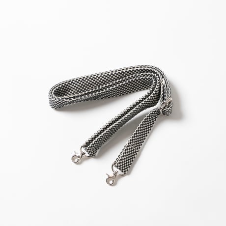 sasicco OBIトートナノ2way 白と黒の市松 | オビトートナノ | 三河木綿 刺子織 | 柔道着のカバン | obi tote nano 2way bag | white & black