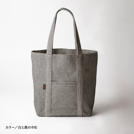 【完売・製造終了】sasicco トート50 黒 | 三河木綿 刺子織 | タネイ | 柔道着のカバン | tote 50 | black