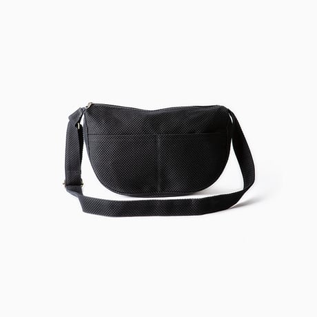 sasicco リーフショルダー 白と黒の市松 | 三河木綿 刺子織 | タネイ | 柔道着のカバン | leaf shoulder bag | white & black