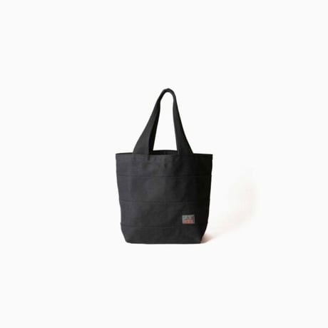 sasicco Tote 40 – Black, Mikawa Sashiko Cotton with Judo Fabric Handles