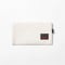 sasicco モノクロポーチ 白 | 三河木綿 刺子織 | タネイ | 柔道着のポーチ | monochrome pouch | white