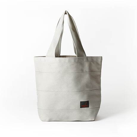 sasicco Tote 40 – Red, Mikawa Sashiko Cotton with Judo Fabric Handles
