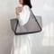 sasicco アーバントート 白と黒の市松 | 三河木綿 刺子織 | タネイ | 柔道着のカバン | urban tote | white & black