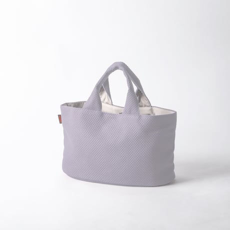 【期間・個数限定】sasicco オーバルトート ラベンダー | 三河木綿 刺子織 | タネイ | 柔道着のカバン | oval tote | purple