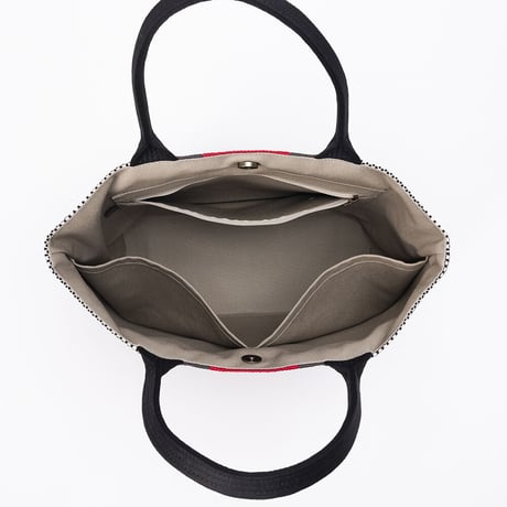 sasicco Ray Tote – Blue-Gray  , Mikawa Sashiko Cotton with Judo Fabric Handles