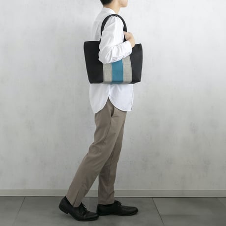 【新商品】sasicco レイトート 黒 | 三河木綿 刺子織 | タネイ | 柔道着のカバン | ray tote | black