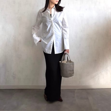 sasicco コールバッグ Sサイズ 白と黒の市松 | 三河木綿 刺子織 | タネイ | 柔道着のカバン | call bag | white & black