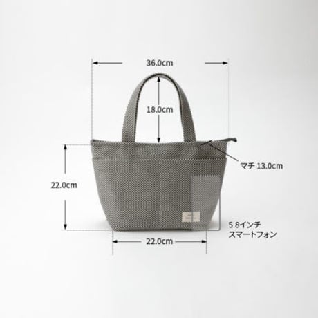 【完売・製造終了】sasicco クローバートート 赤 | 三河木綿 刺子織 | タネイ | 柔道着のカバン | clover tote | red