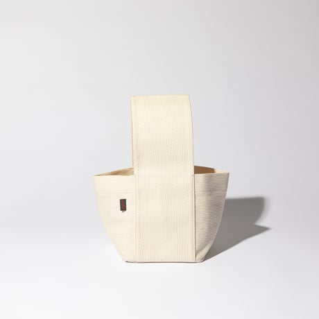 sasicco サイコロバッグ 白 | 三河木綿 刺子織 | タネイ | 柔道着のカバン | dice bag | white
