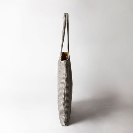 【完売・製造終了】sasicco トラペトート グレー | 三河木綿 刺子織 | タネイ | 柔道着のカバン | trapezoid tote | gray