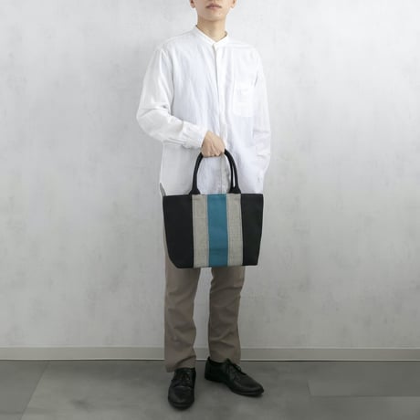 【新商品】sasicco レイトート 黒 | 三河木綿 刺子織 | タネイ | 柔道着のカバン | ray tote | black