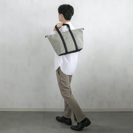 【新商品】sasicco スタイリストバッグ M 白と黒の市松 | 三河木綿 刺子織 | タネイ | 柔道着のカバン | stylist bag M | white & black