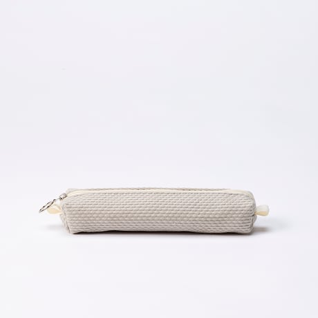 sasicco ペンケース アイスグレー | 三河木綿 刺子織 | タネイ | 柔道着のペンケース | pen case | ice gray