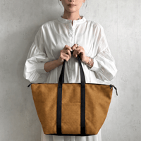 【新商品】sasicco スタイリストバッグ M カーキ | 三河木綿 刺子織 | タネイ | 柔道着のカバン | stylist bag M | khaki
