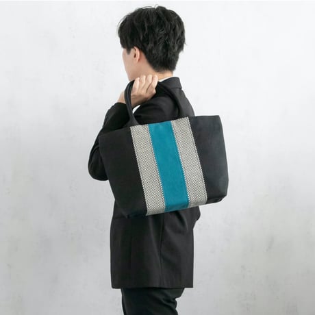 【新商品】sasicco レイトート 黒 | 三河木綿 刺子織 | タネイ | 柔道着のカバン | ray tote | black