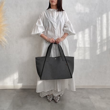 sasicco アーバントート グレー | 三河木綿 刺子織 | タネイ | 柔道着のカバン | urban tote | l gray