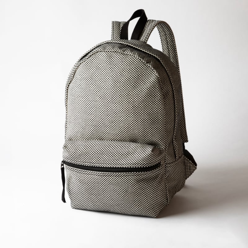 【極美品】sasicco サシッコ 三河木綿 刺子織 リュック 市松 日本製 sasicco リュック 白と黒の市松 | 三河木綿 刺子織 | タネイ | 柔道着