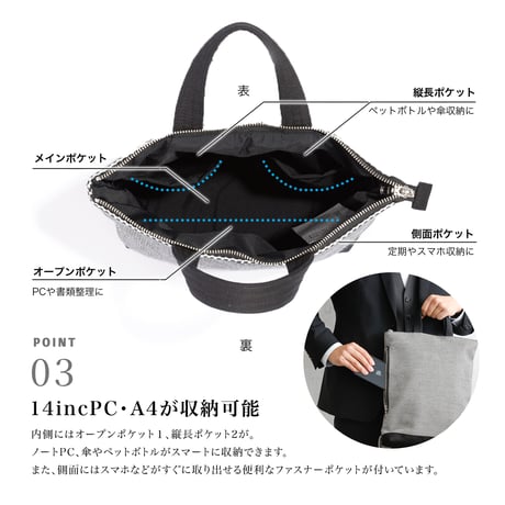 sasicco Portside 3-Way Bag – White & Black Checkered, Mikawa Sashiko Cotton with Judo Fabric Handles