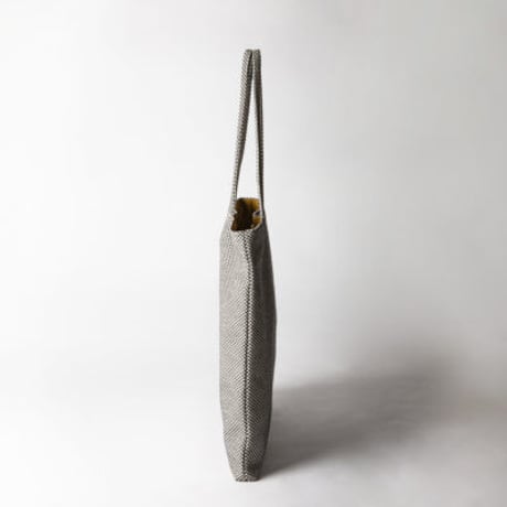 【完売・製造終了】sasicco トラペトート 黒 | 三河木綿 刺子織 | タネイ | 柔道着のカバン | trapezoid tote | black