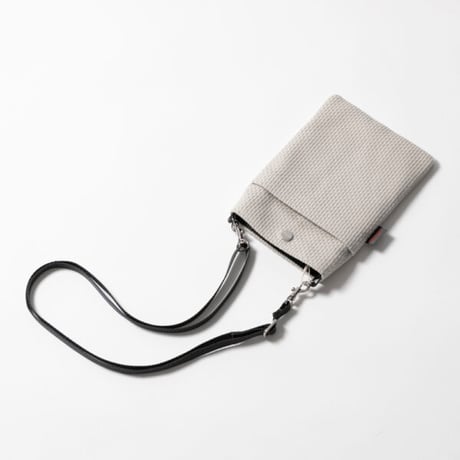 sasicco スマホショルダー カーキ | 三河木綿 刺子織 | タネイ | 柔道着のカバン | smart phone shoulder bag | khaki
