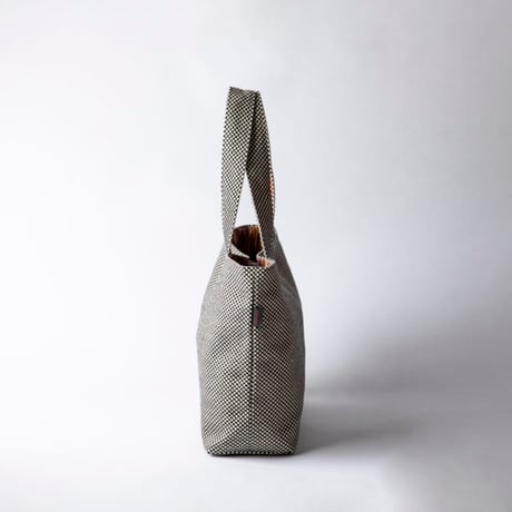 【完売・製造終了】sasicco 縞バッグ 紺 | シマバッグ | 三河木綿 刺子織 | タネイ | 柔道着のカバン | shima bag | navy blue