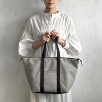 【新商品】sasicco スタイリストバッグ M 白と黒の市松 | 三河木綿 刺子織 | タネイ | 柔道着のカバン | stylist bag M | white & black