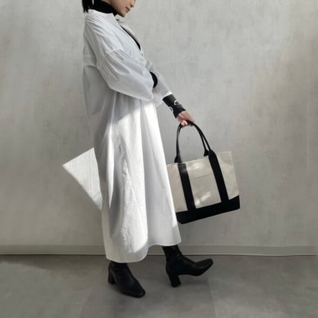 sasicco OBIトートワイド 白 | オビトートワイド ・横長タイプ | 三河木綿 刺子織 | タネイの柔道着のカバン | obi tote wide | white