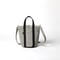 sasicco 2WAYバケツトート 白と黒の市松 | 三河木綿 刺子織 | タネイ | 柔道着のカバン | 2way bucket tote | white & black