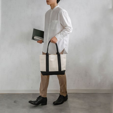 sasicco OBIトートワイド 白 | オビトートワイド ・横長タイプ | 三河木綿 刺子織 | タネイの柔道着のカバン | obi tote wide | white