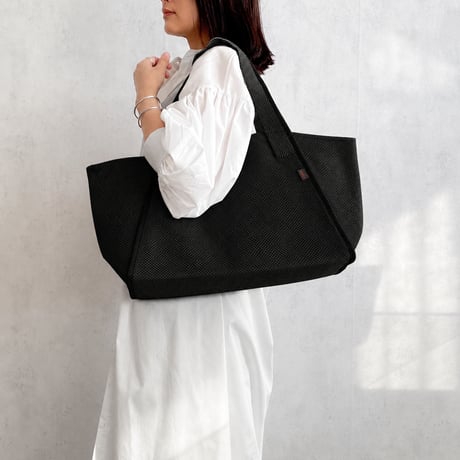 sasicco アーバントート 黒 | 三河木綿 刺子織 | タネイ | 柔道着のカバン | urban tote | l black