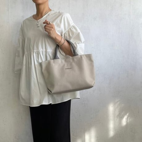 sasicco sasicco Tote – Khaki, Mikawa Sashiko Cotton with Judo Fabric Handles