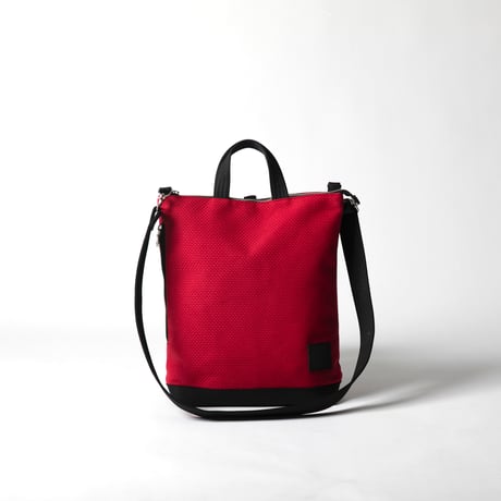 sasicco ポートサイド3WAYバッグ 赤 | 三河木綿 刺子織 | タネイ | 柔道着のカバン | port side 3-way-bag | red