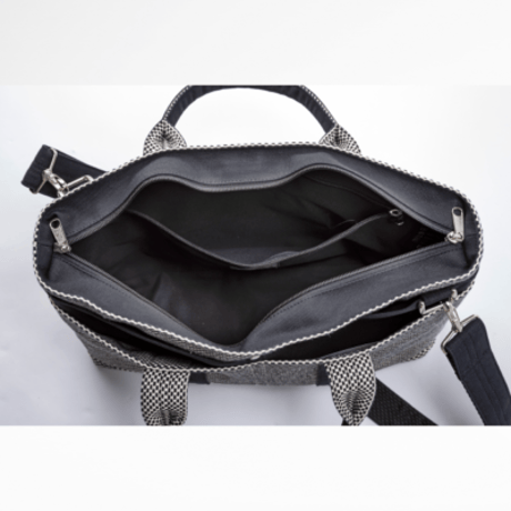 【完売・製造終了】sasicco ビジネストート 黒 | 三河木綿 刺子織 | タネイ | 柔道着のカバン | business tote | black