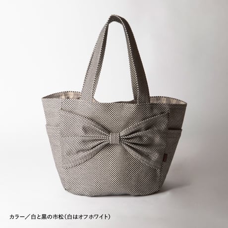 sasicco カインドバッグ アイスグレー | リボンバッグ | 三河木綿 刺子織 | タネイ | 柔道着のカバン | kind bag | ice gray