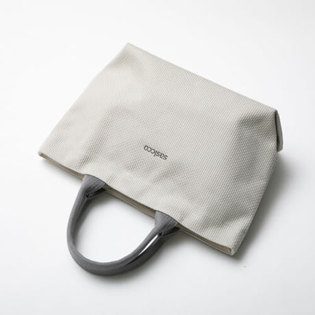 【完売・製造終了】sasiccoトート アイスグレー | 三河木綿 刺子織 | タネイ | 柔道着のカバン | sasicco tote | ice gray