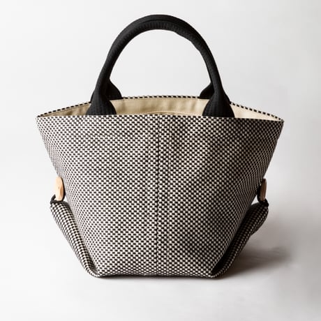 【完売・製造終了】sasicco コンテバッグ 黒 | 三河木綿 刺子織 | タネイ | 柔道着のカバン | conte bag | black