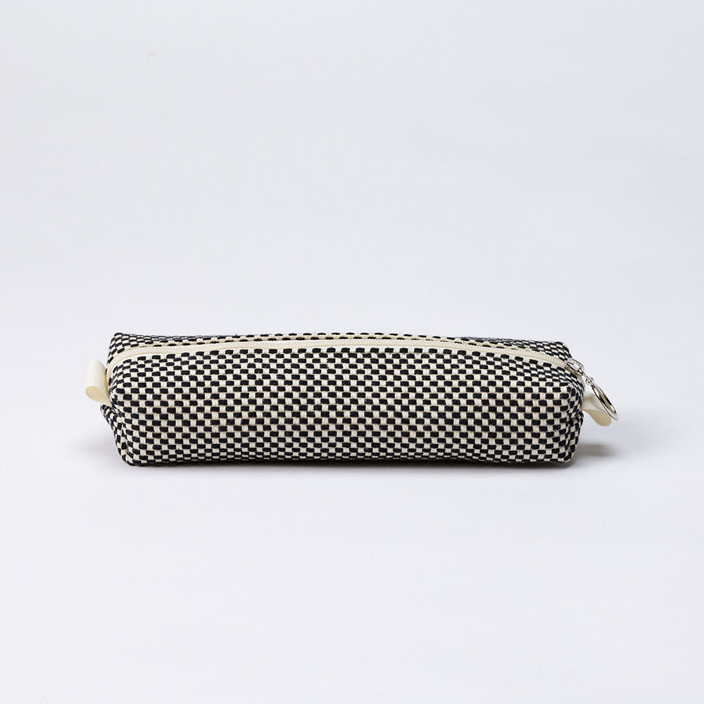 sasicco ペンケース 黒 | 三河木綿 刺子織 | タネイ | 柔道着のペン