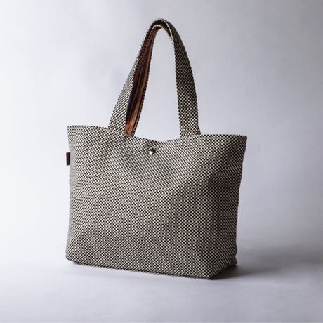 【完売・製造終了】sasicco 縞バッグ 紺 | シマバッグ | 三河木綿 刺子織 | タネイ | 柔道着のカバン | shima bag | navy blue