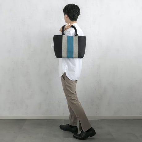 【新商品】sasicco レイトート 黒 | 三河木綿 刺子織 | タネイ | 柔道着のカバン | ray tote | black