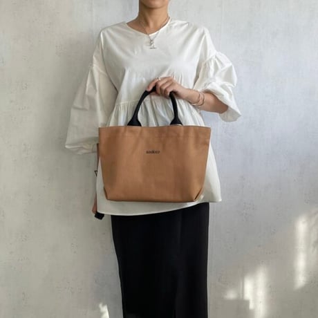 sasicco sasicco Tote – Khaki, Mikawa Sashiko Cotton with Judo Fabric Handles