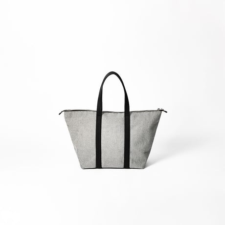 【新商品】sasicco スタイリストバッグ M 白と黒の市松 | 三河木綿 刺子織 | タネイ | 柔道着のカバン | stylist bag M | white & black