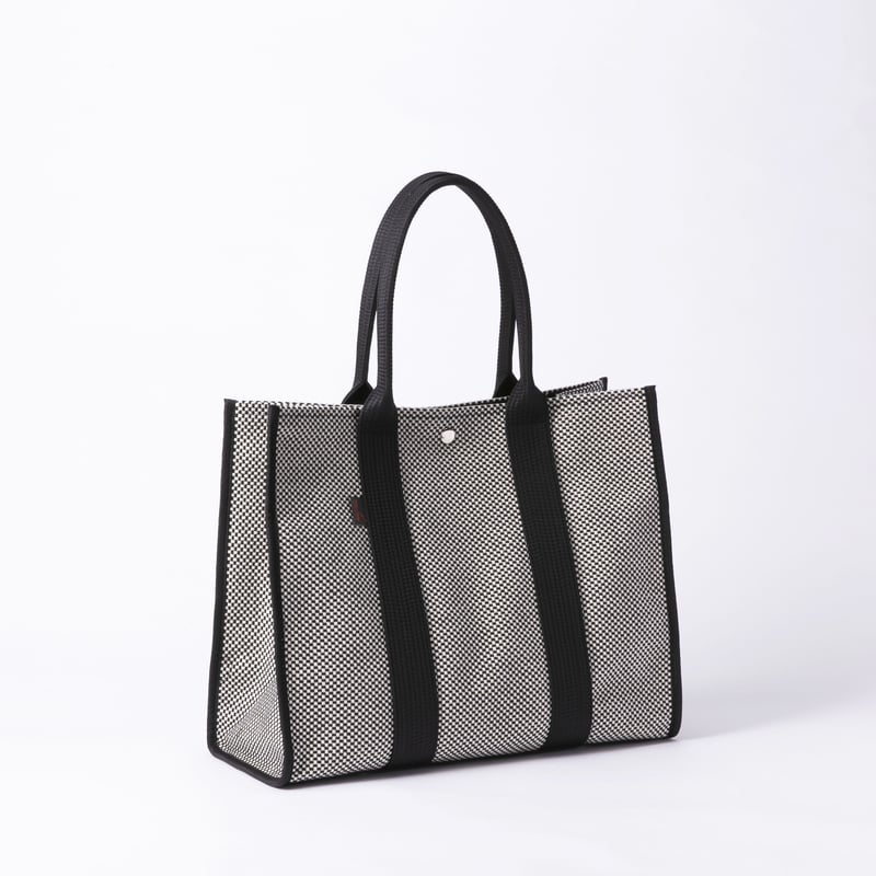 sasicco スクエアトートL 黒 | 三河木綿 刺子織 | タネイ | 柔道着の