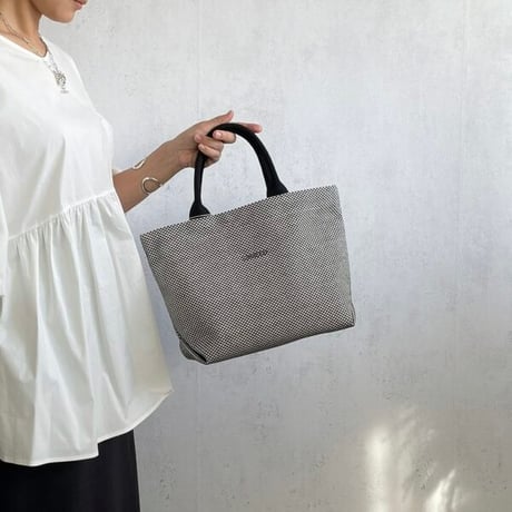sasicco sasicco Tote – Gray, Mikawa Sashiko Cotton with Judo Fabric Handles