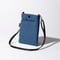 sasicco スマホショルダー ターコイズ | 三河木綿 刺子織 | タネイ | 柔道着のカバン | smart phone shoulder bag | turquoise-blue