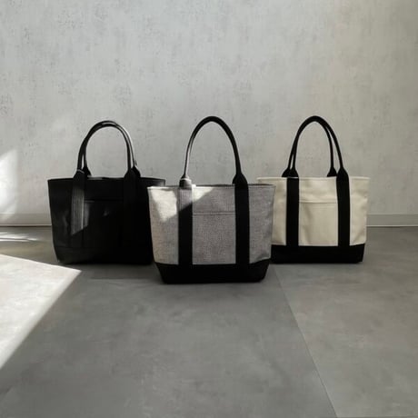 sasicco OBI Tote Wide – White & Black Checkered, Mikawa Cotton Sashiko with Judo Belt Handles