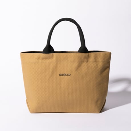 sasicco sasicco Tote – Khaki, Mikawa Sashiko Cotton with Judo Fabric Handles
