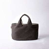 sasicco オーバルトート グレー | 三河木綿 刺子織 | タネイ | 柔道着のカバン | oval tote | gray