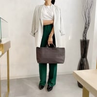 sasicco 舟形トート グレー | フナガタトート | 三河木綿 刺子織 | タネイ | 柔道着のカバン | funagata tote | gray