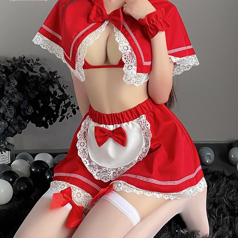 赤ずきんちゃんランジェリーセット8634 | NONORI E-COMMERCE 赤ずきんちゃんランジェリーセット8634 | NONORI E-COMMERCE